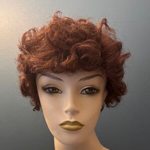 Curly Auburn Wig for Women -33